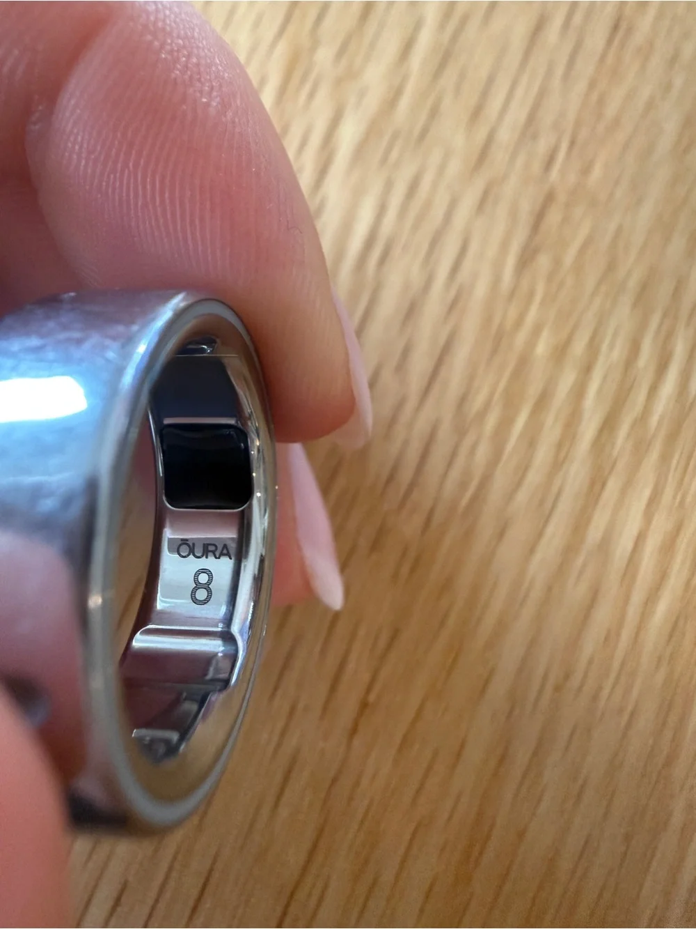 Oura Ring 4- Silver Size 8